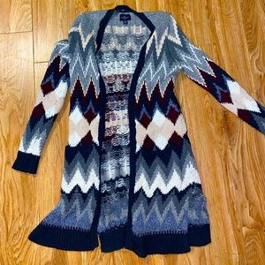 Thick American Eagle longline cardigan